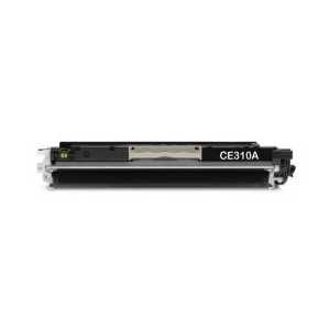 Compatible HP 126A Black toner cartridge, CE310A, 1200 pages