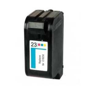 Remanufactured HP 23 Tricolor ink cartridge, C1823D