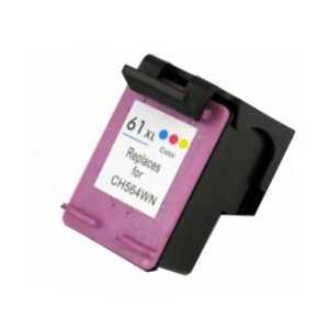 Remanufactured HP 61XL Tricolor ink cartridge, High Yield, CH564WN