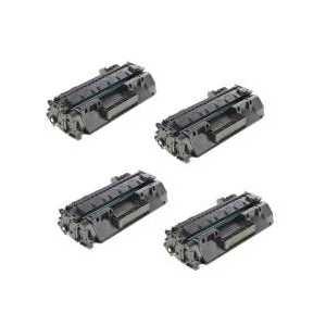 Compatible HP 80X toner cartridges, High Yield, CF280X, 4 pack