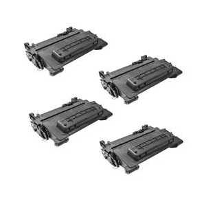 Compatible HP 90X toner cartridges, High Yield, CE390X, 4 pack