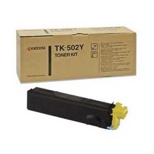 Original Kyocera Mita TK-502Y Yellow toner cartridge, 8000 pages