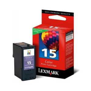 Original Lexmark #15 Color ink cartridge, 18C2110