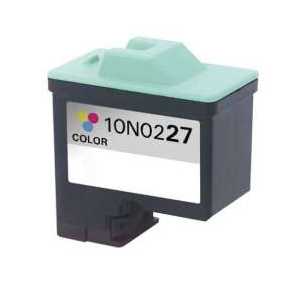 Remanufactured Lexmark 27 Color ink cartridge, 10N0227
