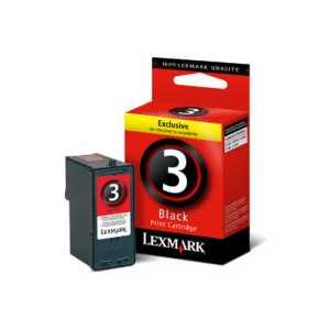 Original Lexmark #3 Black ink cartridge, 18C1530