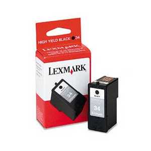 Original Lexmark #34XL Black ink cartridge, 18C0034