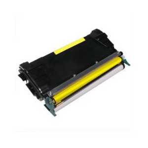 Remanufactured Lexmark C5222YS Yellow toner cartridge, 3000 pages