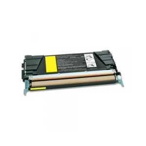 Remanufactured Lexmark C734A2YG Yellow toner cartridge, 6000 pages