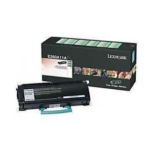 Original Lexmark E260A11A Black toner cartridge, 3500 pages