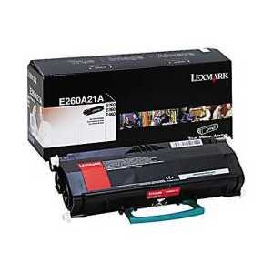 Original Lexmark E260A21A Black toner cartridge, 3500 pages