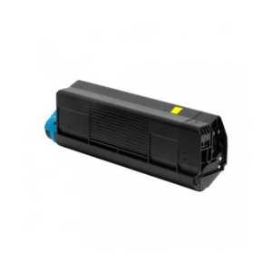 Compatible OKI 42127401 Yellow toner cartridge, High Yield, 5000 pages