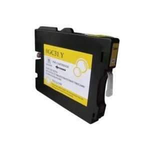 Compatible Ricoh GC31Y Yellow gel ink cartridge, 405691