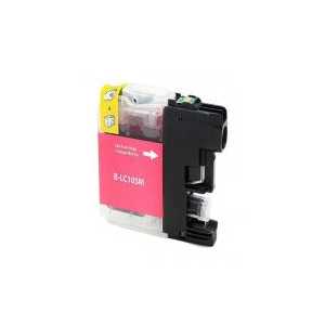 Compatible Brother LC105M XXL Magenta ink cartridge, Super High Yield