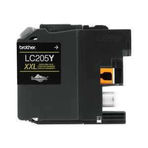 Original Brother LC205Y XXL Yellow ink cartridge, Super High Yield