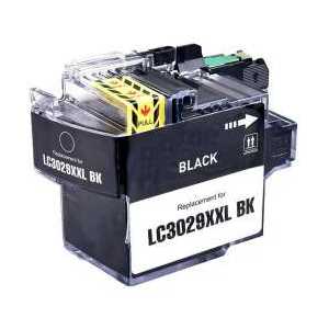 Compatible Brother LC3029BK XXL Black ink cartridge, Super High Yield