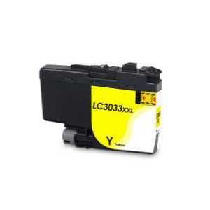 Compatible Brother LC3033Y XXL Yellow ink cartridge, Super High Yield