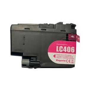 Compatible Brother LC406M Magenta ink cartridge