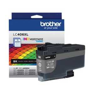 Original Brother LC406XLBK Black ink cartridge - High Yield