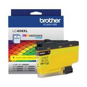 Original Brother LC406XLY Yellow ink cartridge - High Yield