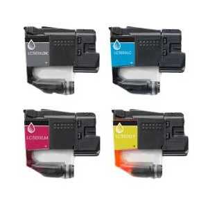 Compatible Brother LC501XL ink cartridges - High Yield - 4 pack