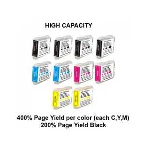 Compatible Brother LC51 ink cartridges, 10 pack