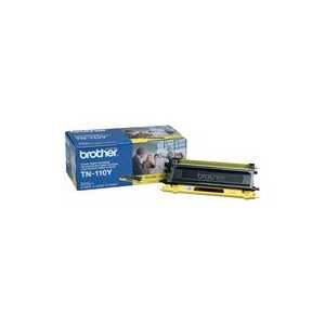 Original Brother TN110Y Yellow toner cartridge, 1500 pages
