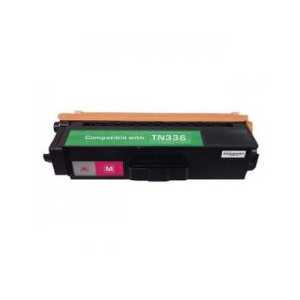 Compatible Brother TN336M Magenta toner cartridge, High Yield, 3500 pages