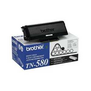 Original Brother TN580 Black toner cartridge, High Yield, 7000 pages