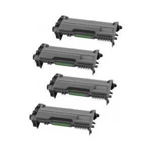 Compatible Brother TN820 toner cartridges, 4 pack