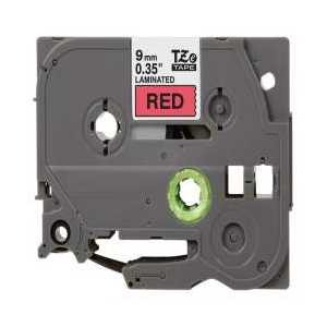 Compatible Brother TZe421 label tape for P-Touch - 9mm Black on Red
