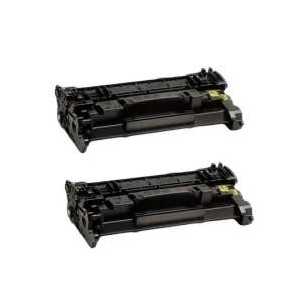 Compatible Canon 057 toner cartridges, without chip, 2 pack