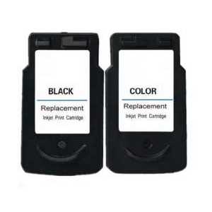 Remanufactured Canon PG-260, CL-261 ink cartridges, 2 pack