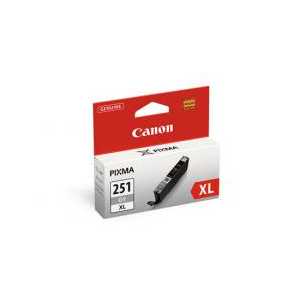 Original Canon CLI-251GY XL Gray ink cartridge, 6452B001