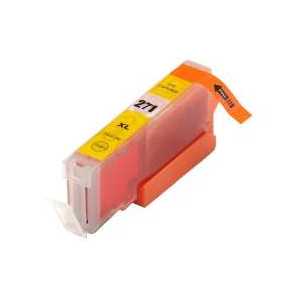 Compatible Canon CLI-271Y XL Yellow ink cartridge, High Yield