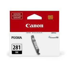 Original Canon CLI-281BK Black ink cartridge, 2091C001