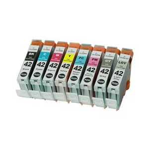Compatible Canon CLI-42 ink cartridges, 8 pack