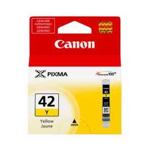 Original Canon CLI-42 Yellow ink cartridge, 6387B002