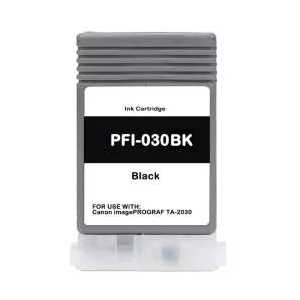 Compatible Canon PFI-030BK Black ink cartridge