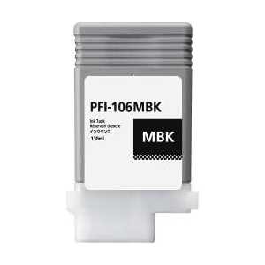Compatible Canon PFI-106MBK Matte Black ink cartridge