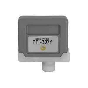 Compatible Canon PFI-307Y Yellow ink cartridge