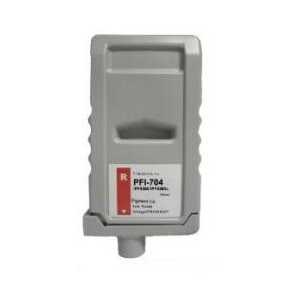 Compatible Canon PFI-704R Red ink cartridge