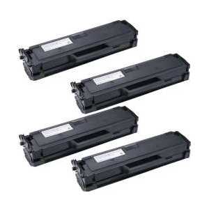 Compatible Dell B1260, B1265 toner cartridges, High Yield, 4 pack
