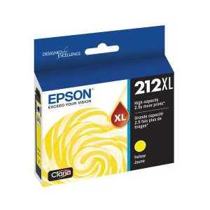 Original Epson 212XL Yellow ink cartridge, High Capacity, T212XL212