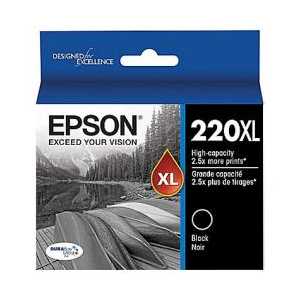 Original Epson 220XL Black ink cartridge, T220XL120
