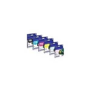 Multipack - Epson 78 genuine OEM ink cartridges - T078920 - 6 pack