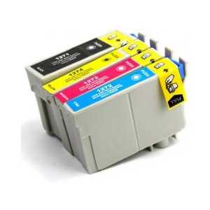 Remanufactured Epson 127 ink cartridges, 4 pack