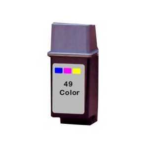 Remanufactured HP 49 Tricolor ink cartridge, 51649A