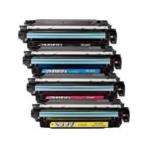 Compatible HP 504A toner cartridges, 4 pack