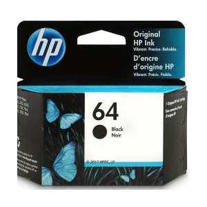 Original HP 64 Black ink cartridge, N9J90AN