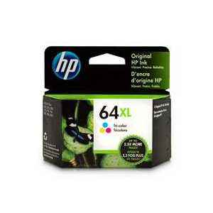 Original HP 64XL Color ink cartridge, High Yield, N9J91AN